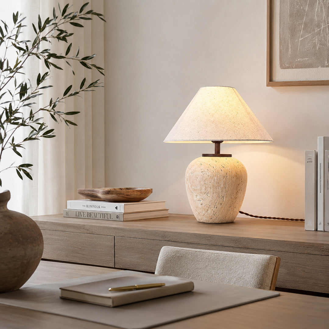 Orvesa Travertine Table Lamp 3