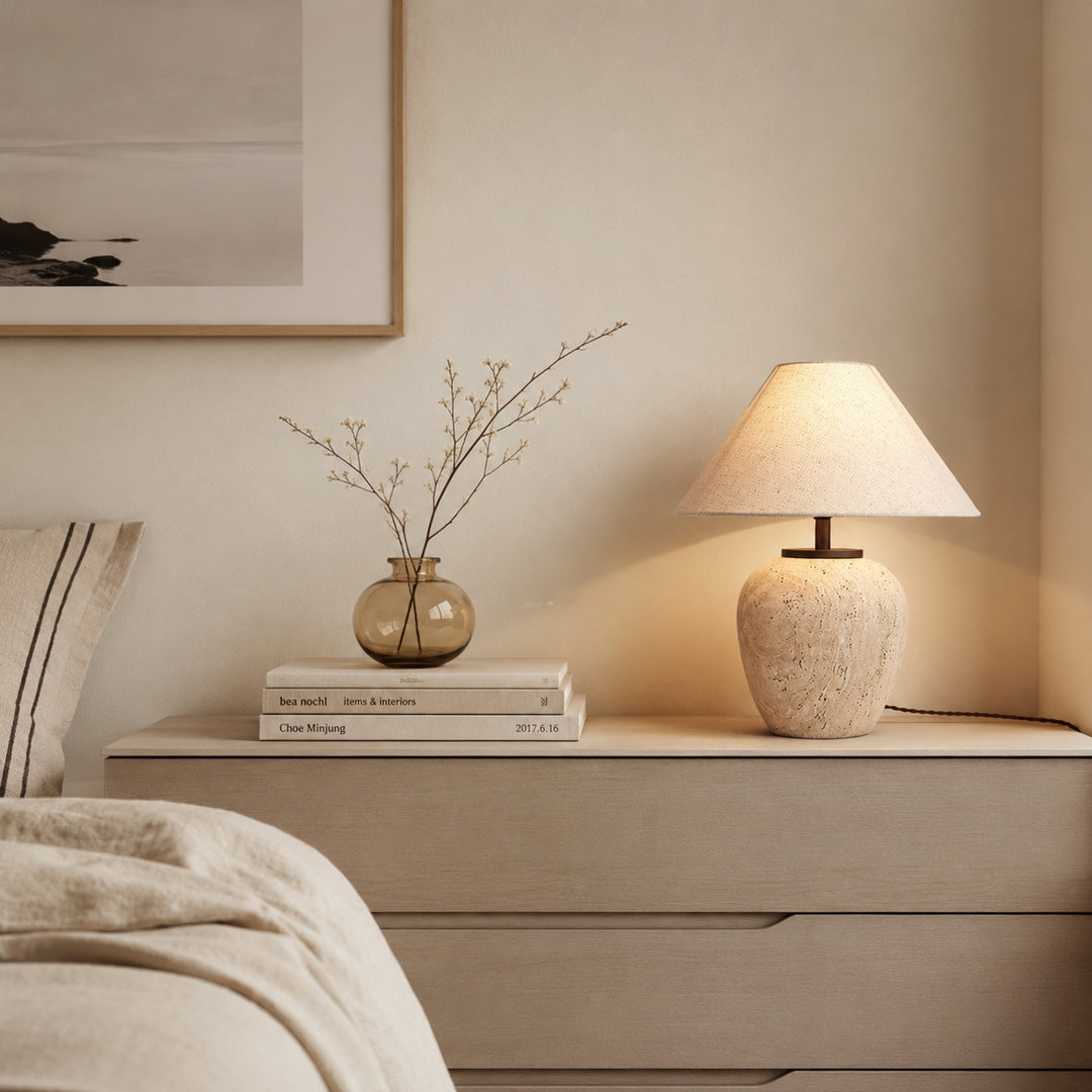 Orvesa Travertine Table Lamp 6