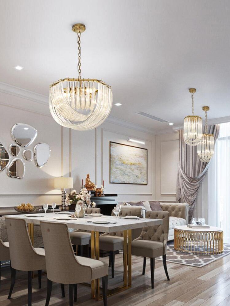 Orvian Murano Glass Chandelier 10