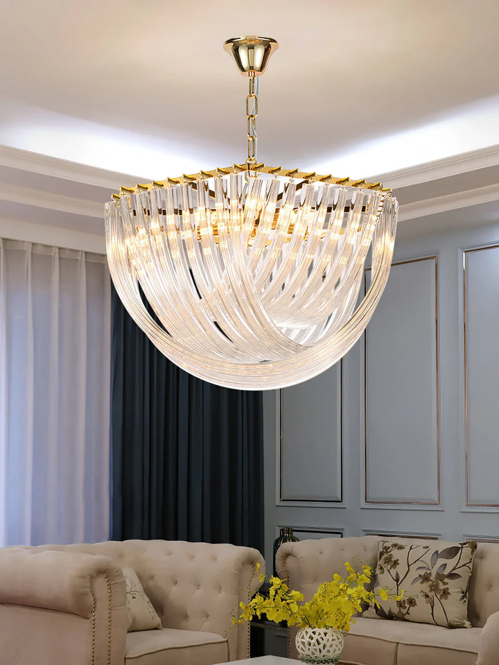Orvian Murano Glass Chandelier 8
