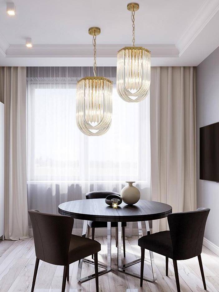 Orvian Murano Glass Chandelier 9