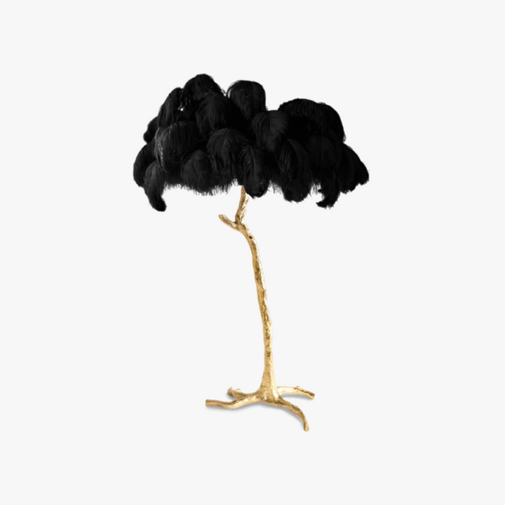 Ostrich Feather Floor Lamp 1