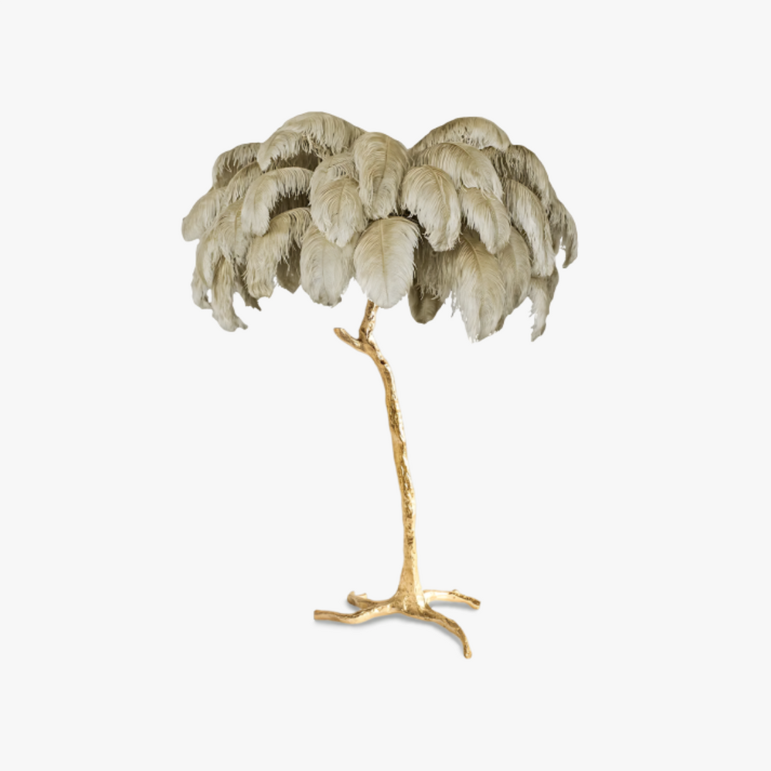 Ostrich Feather Floor Lamp 10