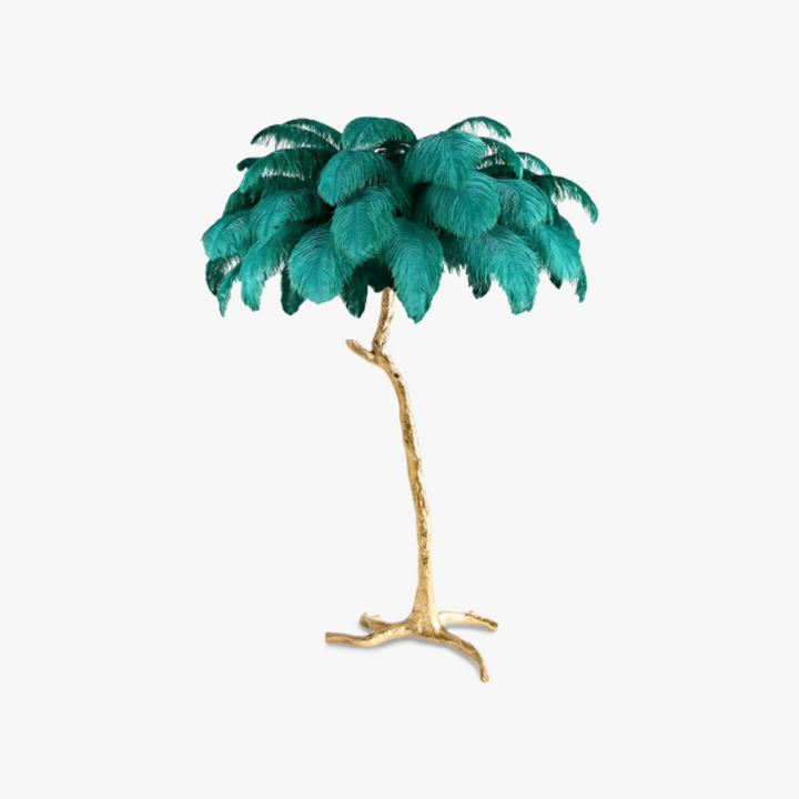 Ostrich Feather Floor Lamp 11