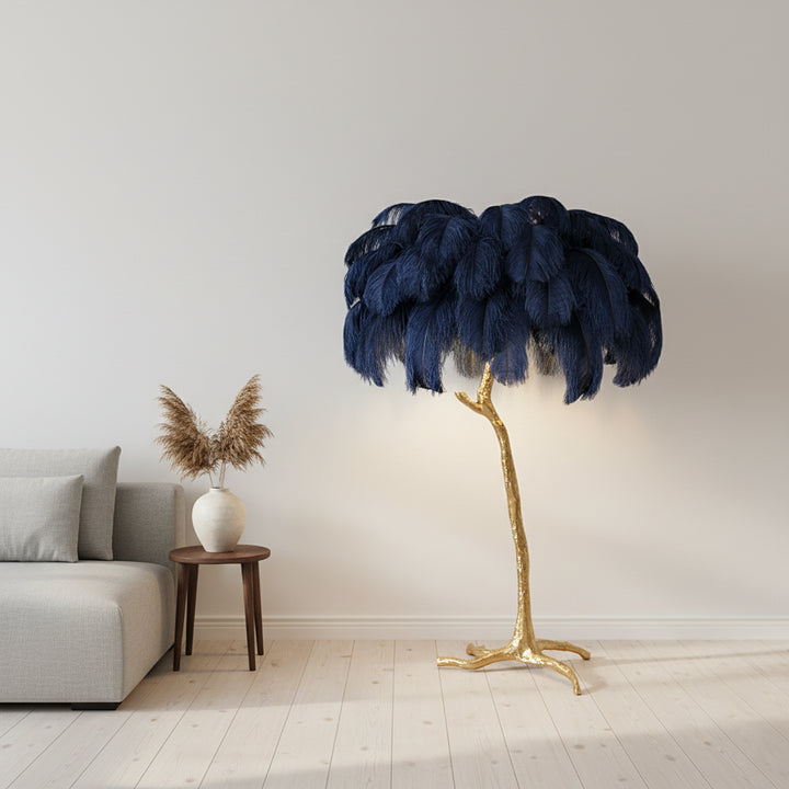 Ostrich Feather Floor Lamp 18