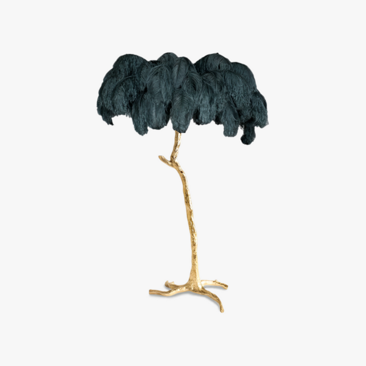 Ostrich Feather Floor Lamp 2
