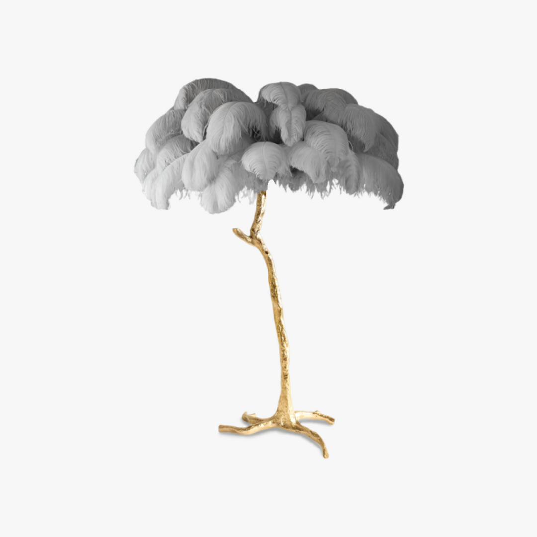 Ostrich Feather Floor Lamp 4