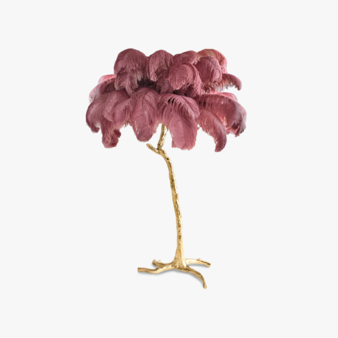 Ostrich Feather Floor Lamp 6