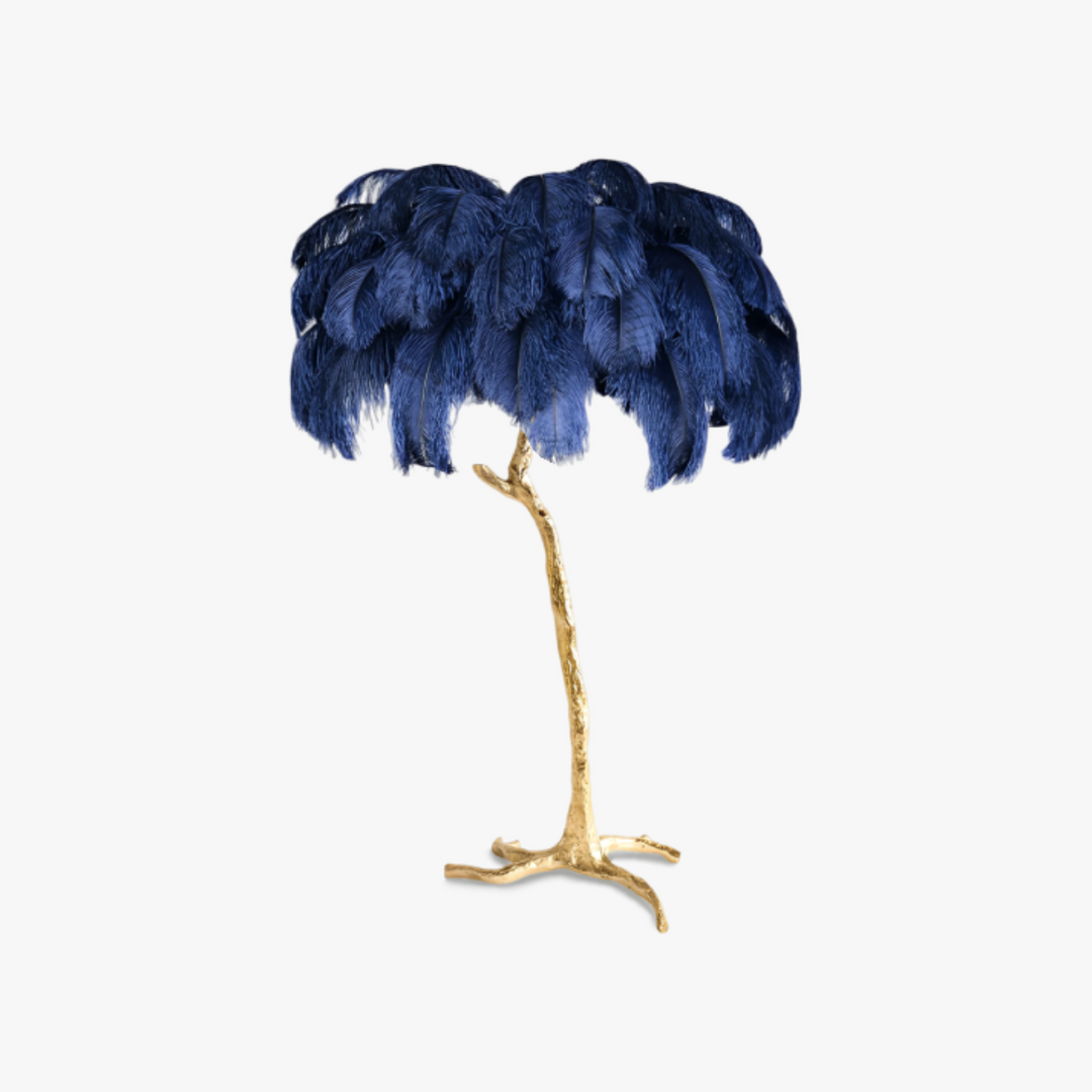 Ostrich Feather Floor Lamp 9