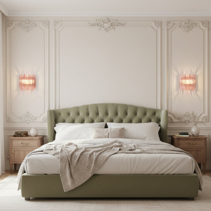 Palermo Pink Murano Glass Wall Light 6