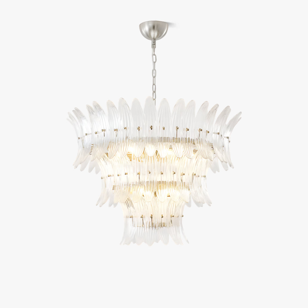 Palmette Murano Glass Chandelier 1
