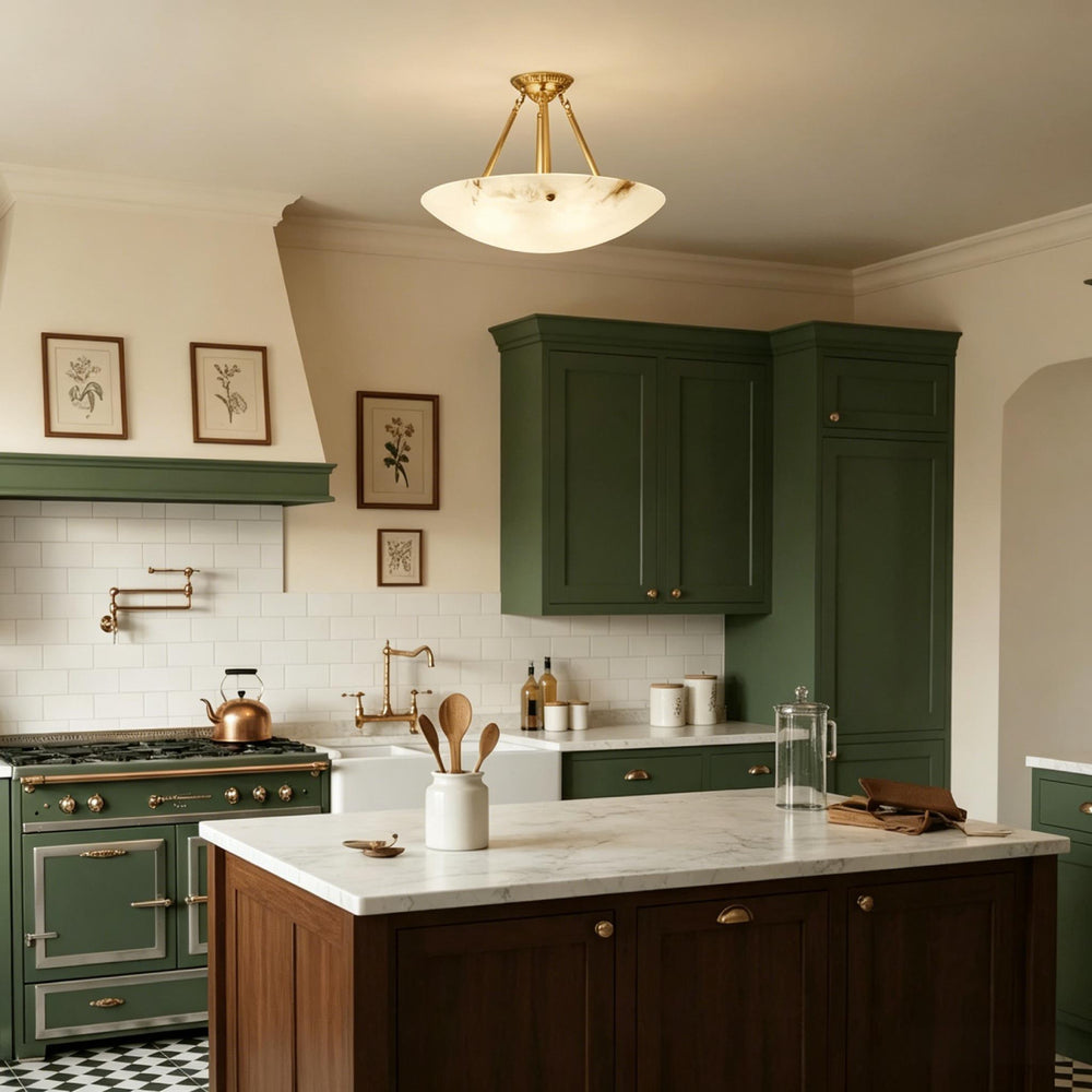 Palyra Alabaster Ceiling Light 9