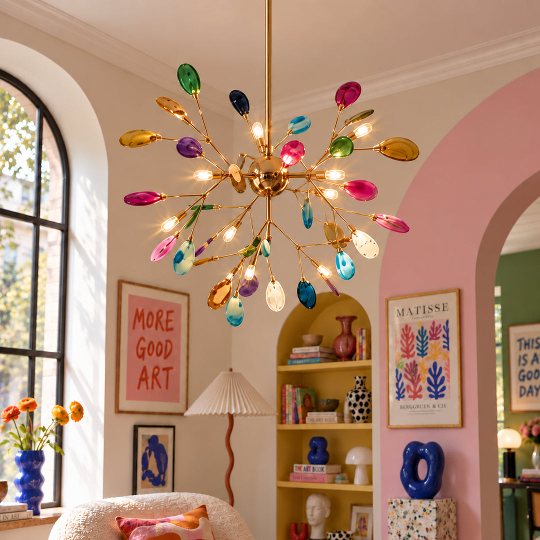 Pavera Agate Sputnik Chandelier 1