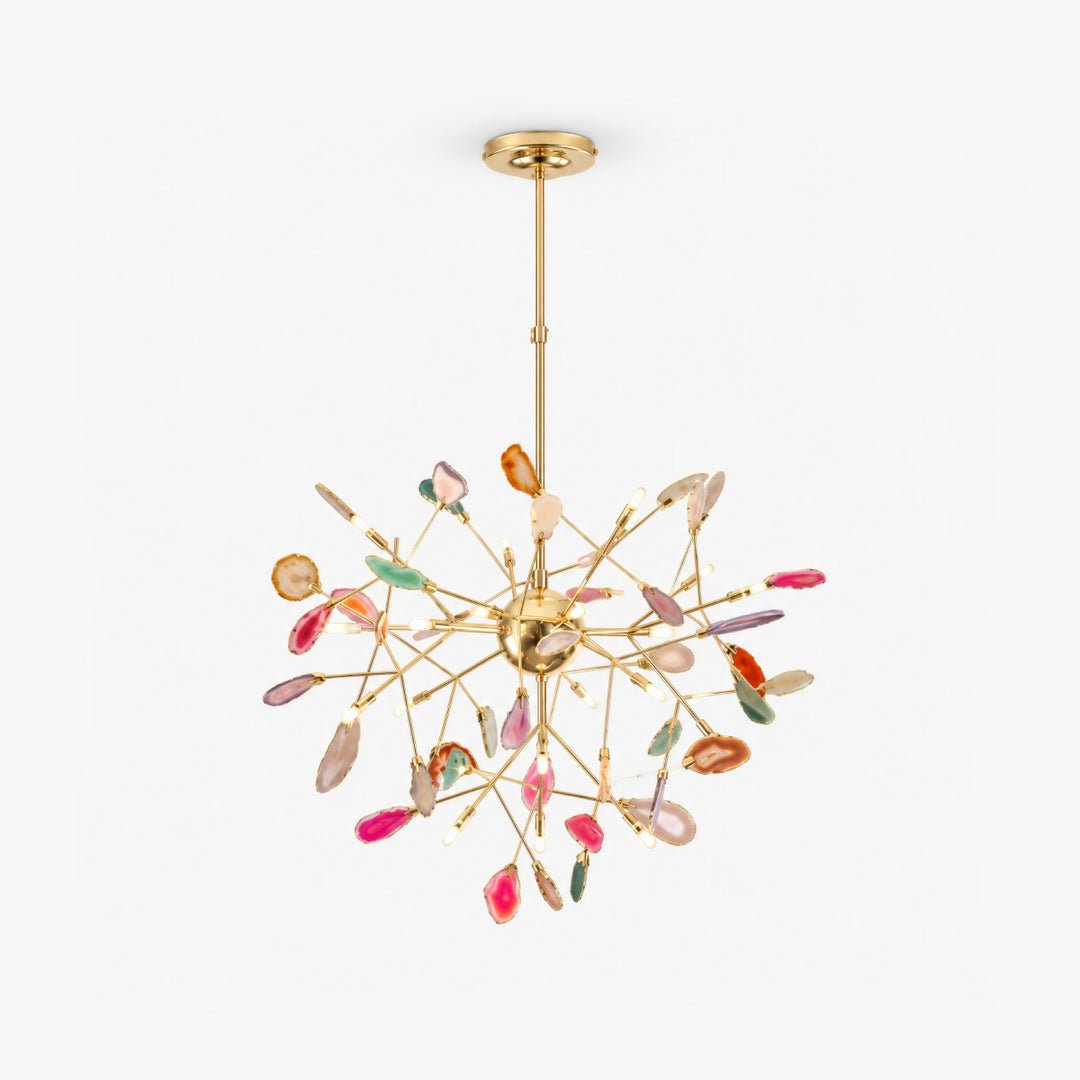Pavera Agate Sputnik Chandelier 11
