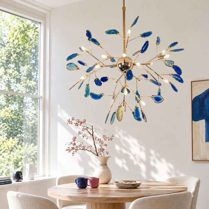 Pavera Agate Sputnik Chandelier 3