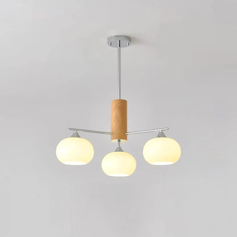 Persimmon Glass Chandeliers 6