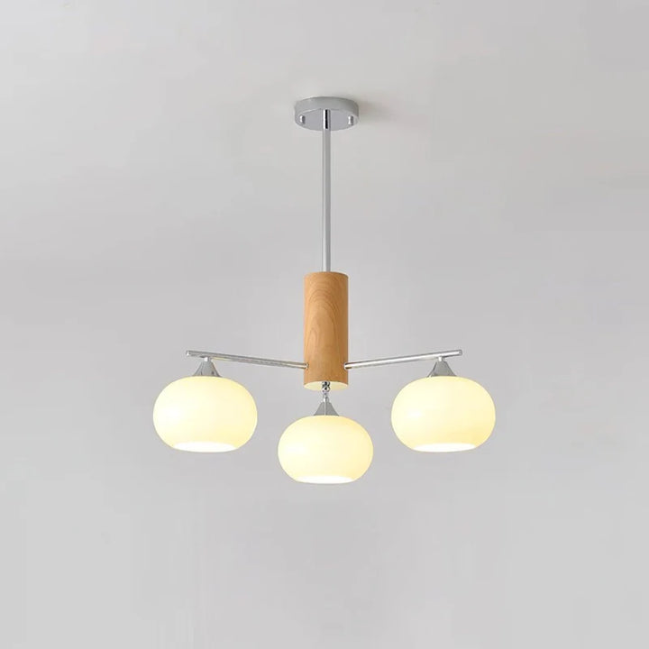 Persimmon Glass Chandeliers 6