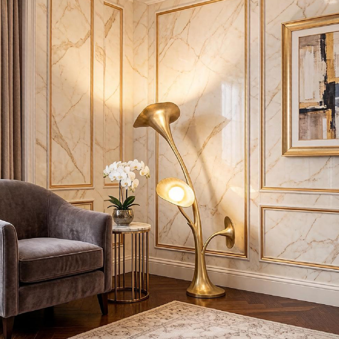 Petunia Sculpture Floor Lamp 10