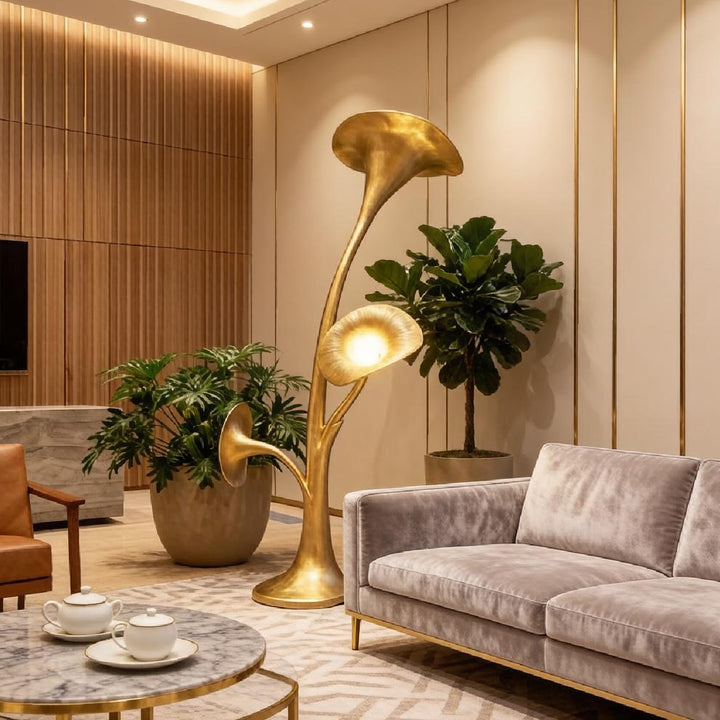 Petunia Sculpture Floor Lamp 