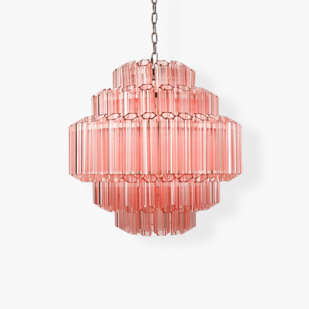 Pink Grande Palermo Chandelier 1