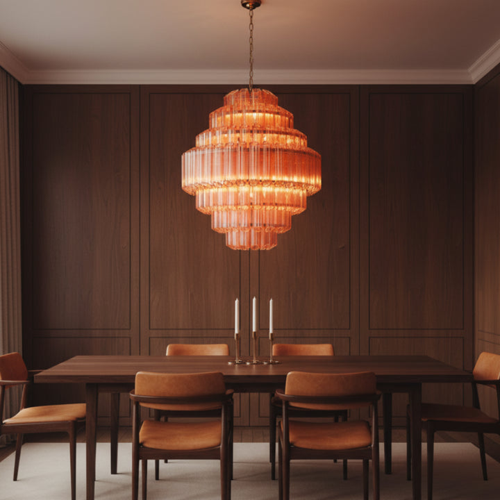 Pink Grande Palermo Chandelier 5