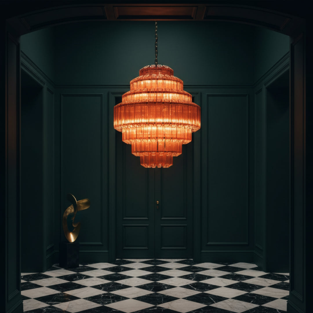Pink Grande Palermo Chandelier 7