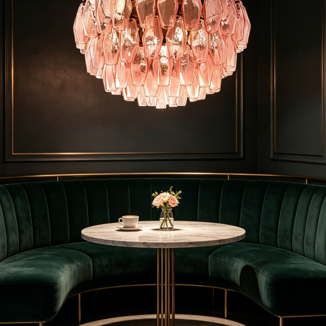 Poliedri Murano Glass Ceiling Lamp 5
