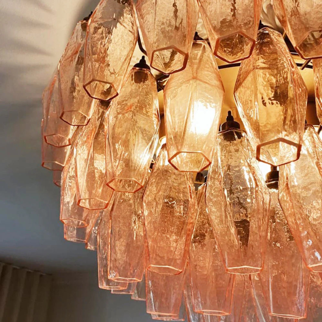 Poliedri Murano Glass Ceiling Lamp 7