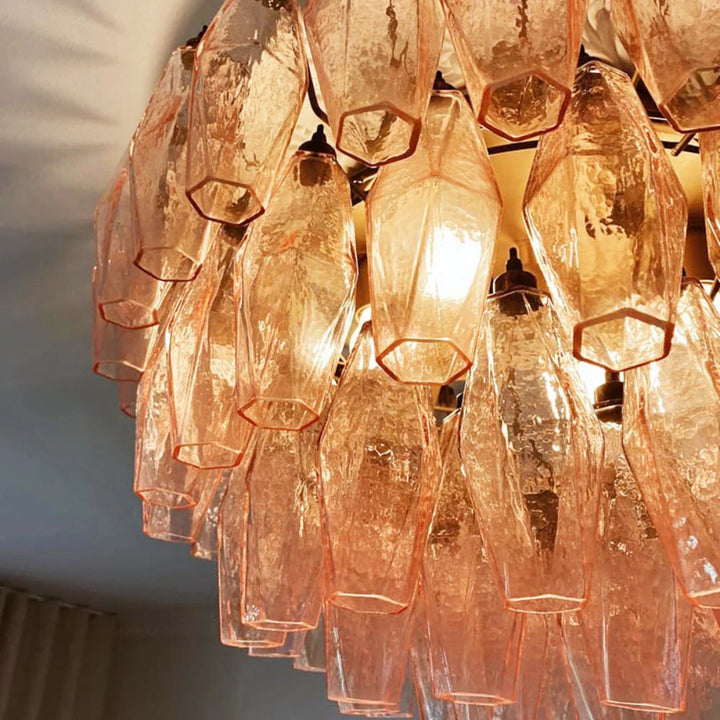 Poliedri Murano Glass Ceiling Lamp 7