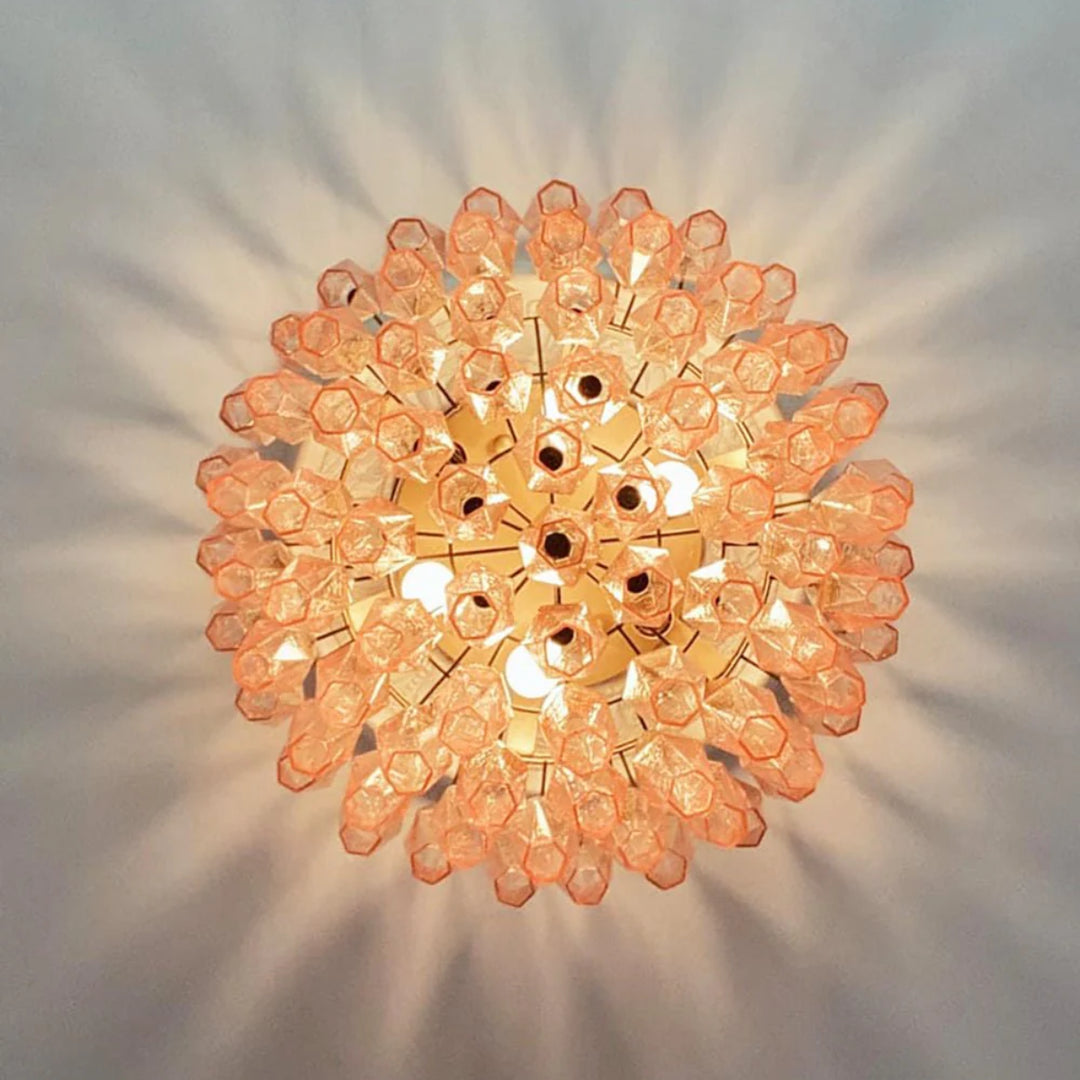 Poliedri Murano Glass Ceiling Lamp 8