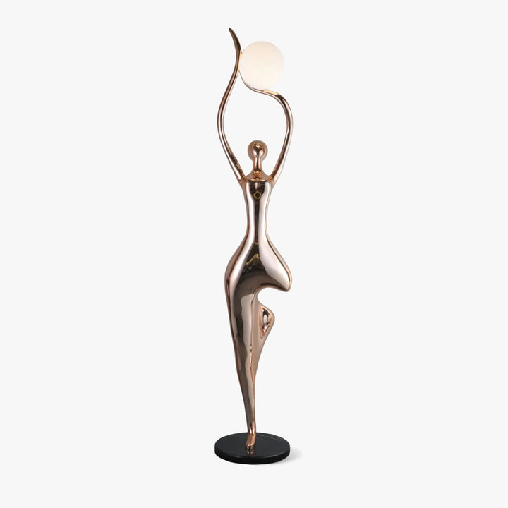 Pose Yoga Sculpture Floor Lamp 1