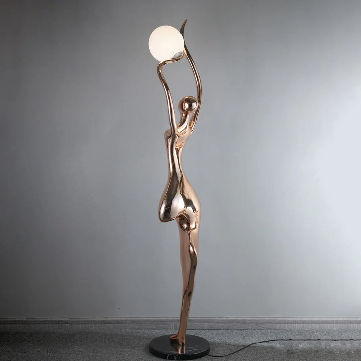 Pose Yoga Sculpture Floor Lamp 3