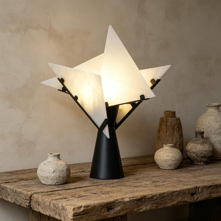 Prism Alabaster Table Lamp 12