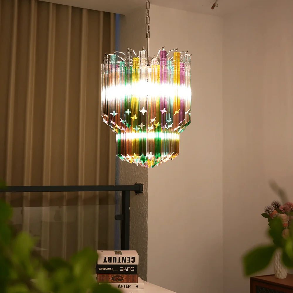 Prismatic Murano Glass Chandelier 3