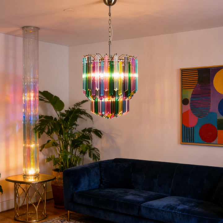 Prismatic Murano Glass Chandelier 5