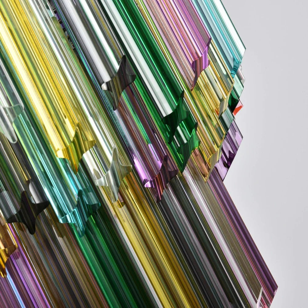 Prismatic Murano Glass Chandelier 8