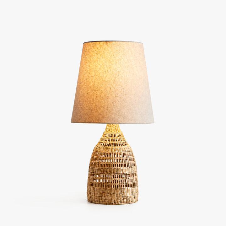 Ravlena Woven Rattan Table Lamp 7