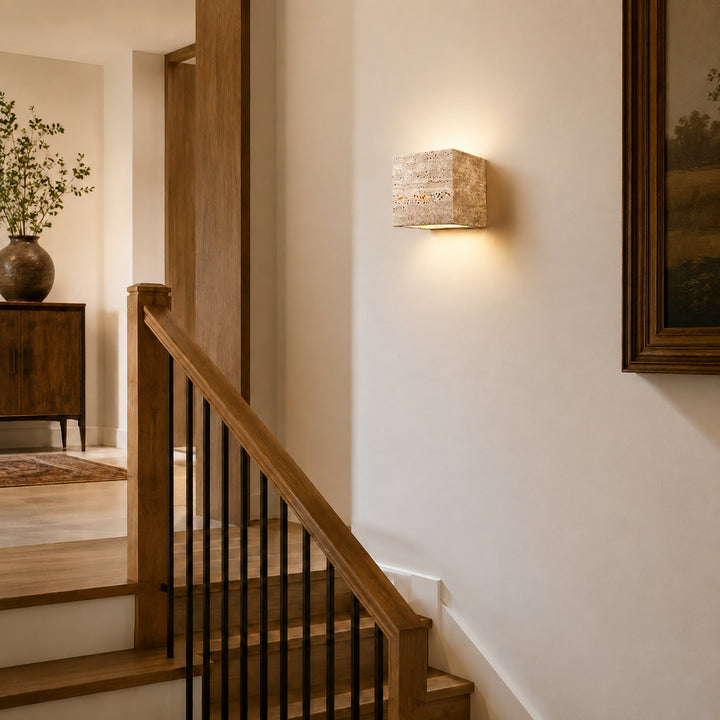 Ravolune Stone Cube Wall Lamp 2