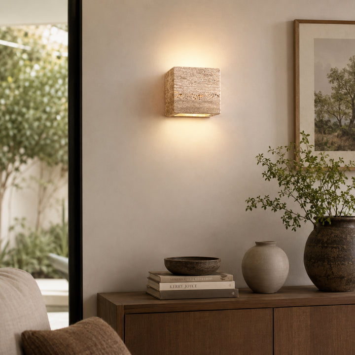 Ravolune Stone Cube Wall Lamp 3
