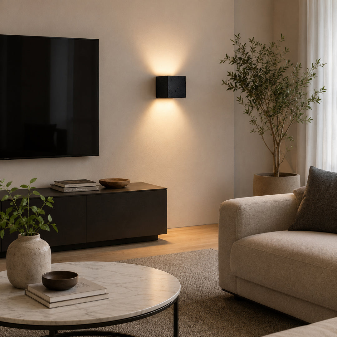 Ravolune Stone Cube Wall Lamp 5
