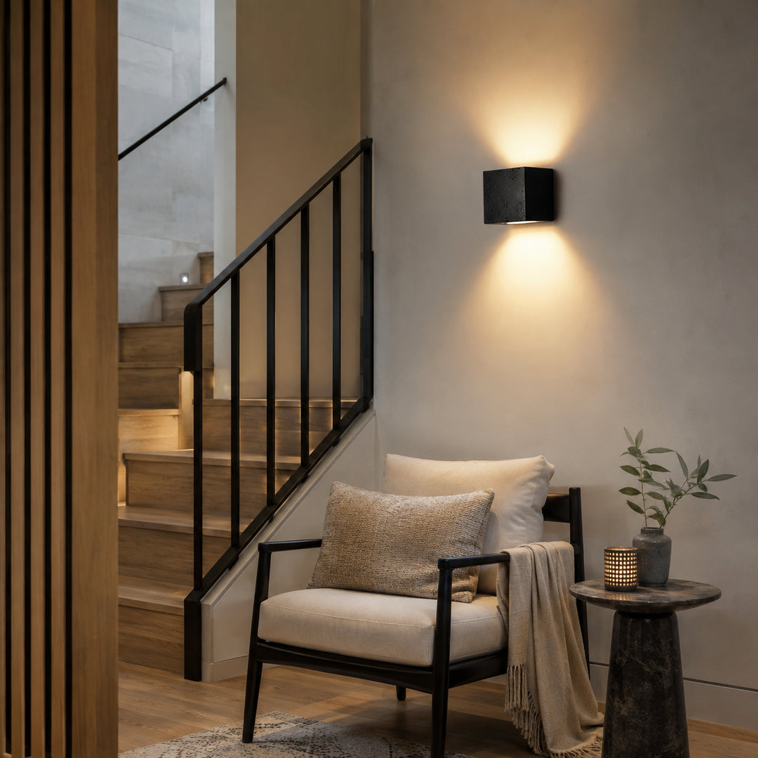 Ravolune Stone Cube Wall Lamp 7