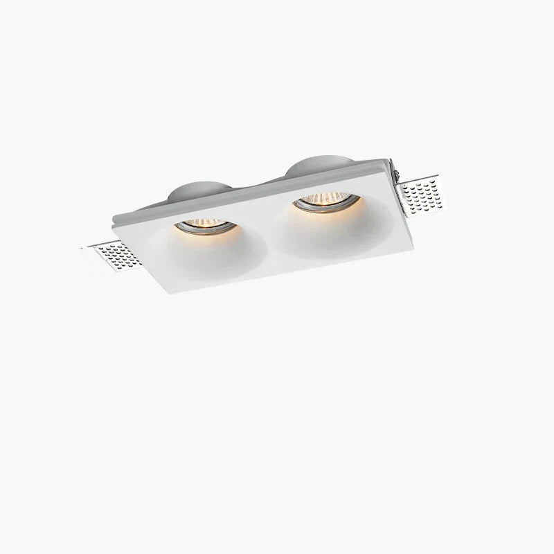 Recessed Circle Plaster Ceiling Lamp