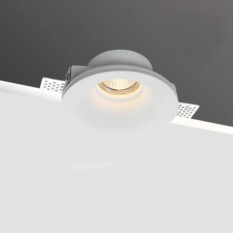 Recessed Circle Plaster Ceiling Lamp