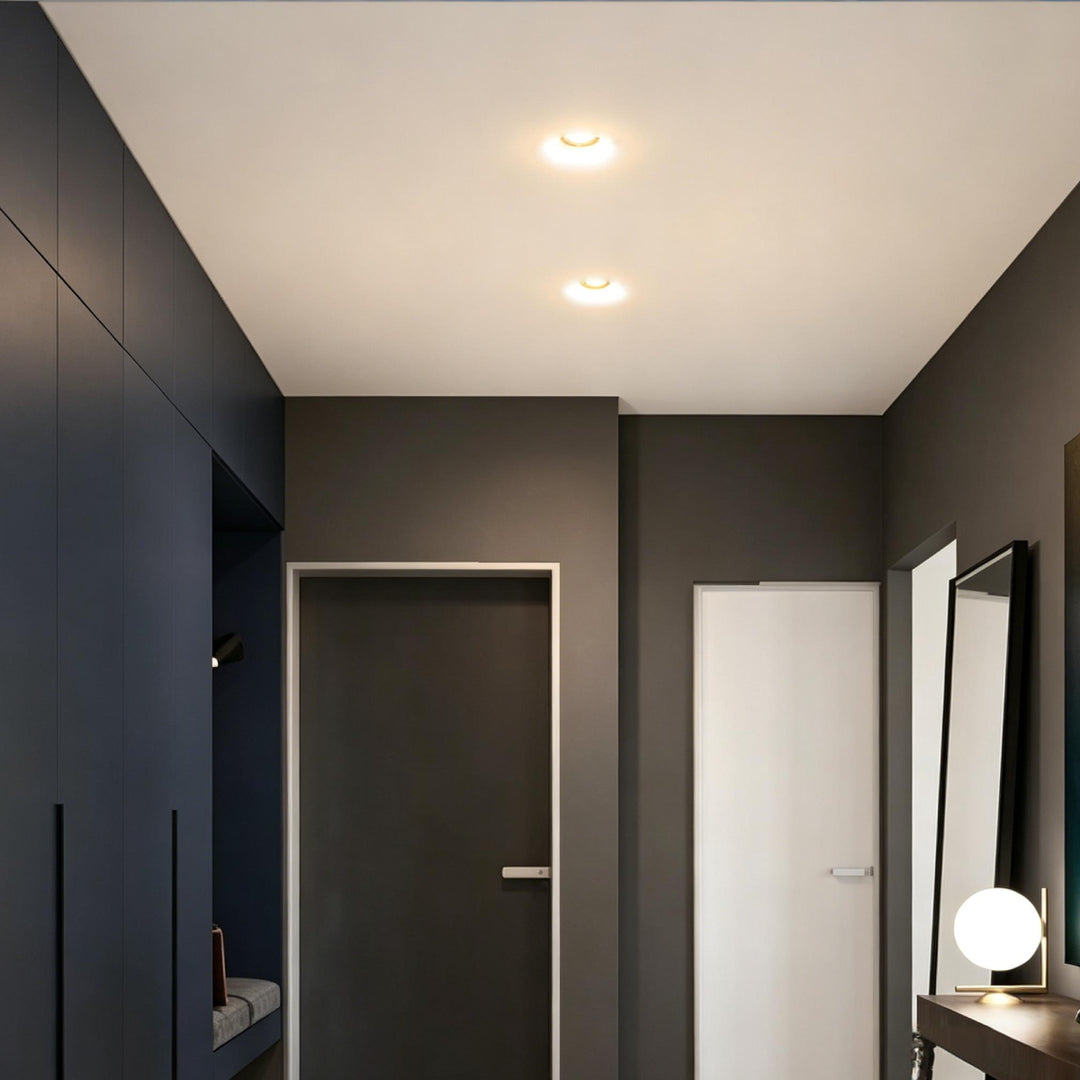 Recessed Circle Plaster Ceiling Lamp