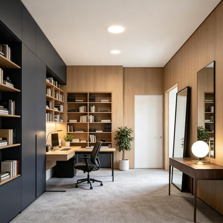 Recessed Circle Plaster Ceiling Lamp