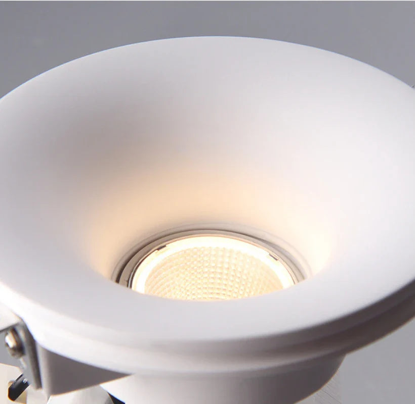 Recessed Circle Plaster Ceiling Lamp