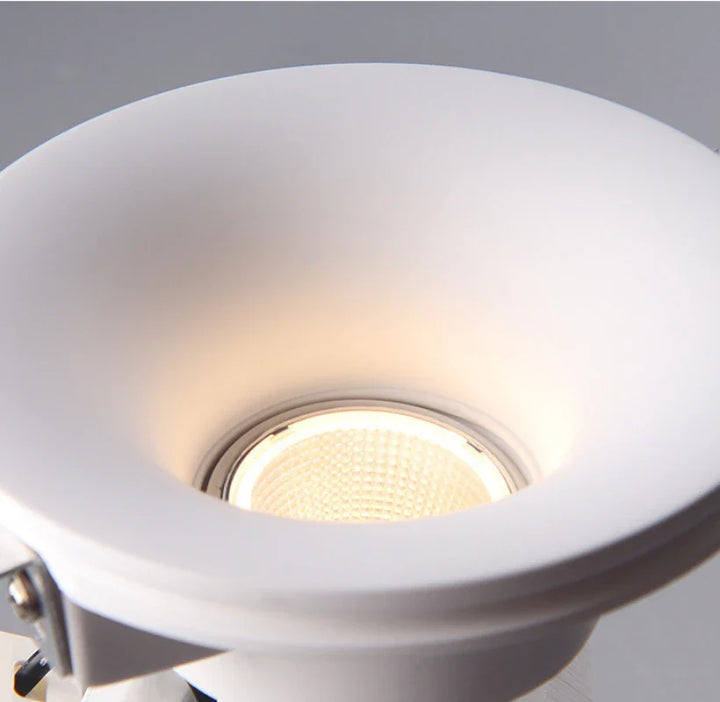 Recessed Circle Plaster Ceiling Lamp