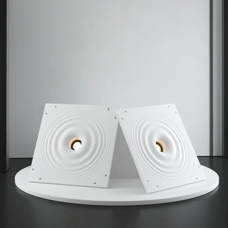 Recessed Corrugated Plaster Ceiling Lamp 10