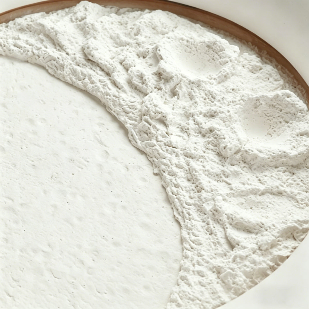 Recessed Lunar Crater Plaster Sconce 4
