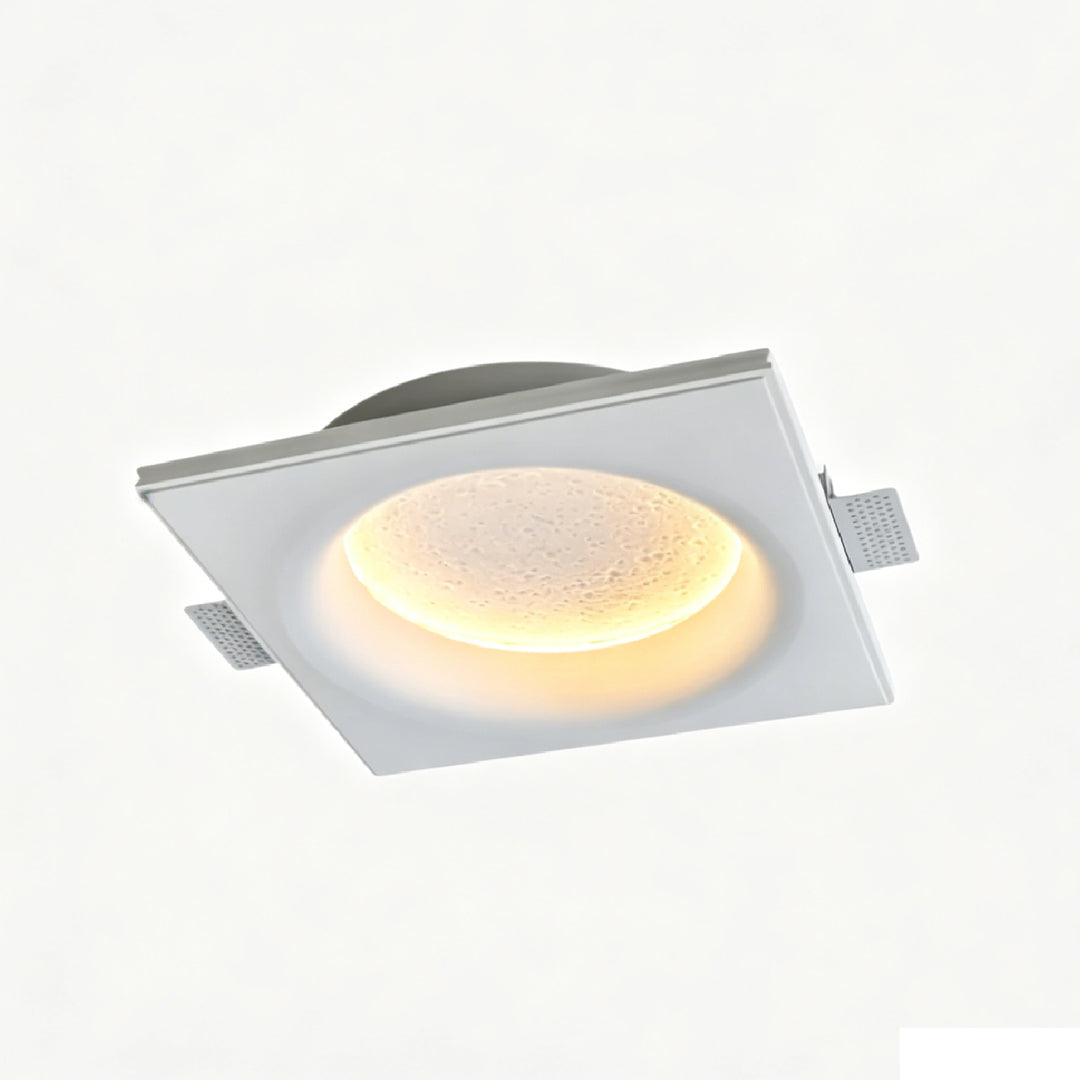 Recessed Lunar Plaster Wall Sconce 12
